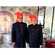 S H A H I T A J Traditional Rajasthani Wedding Barati Plain Chanderi Silk Orange or Kesariya Udaipuri Pagdi Safa or Turban for Kids and Adults (CT218)-ST298_22-sm