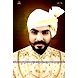 S H A H I T A J Traditional Rajasthani Wedding Barati Plain Chanderi Silk White Udaipuri Pagdi Safa or Turban for Kids and Adults (CT225)-ST305_18-sm