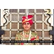 S H A H I T A J Traditional Rajasthani Wedding Red Cotton Bandhej Jodhpuri Pagdi Safa or Turban for Groom or Dulha (CT258)-ST338_21andHalf-sm