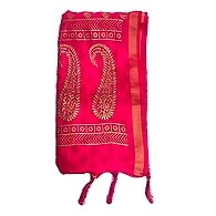 S H A H I T A J Traditional Rajasthani Boota Faux Silk Pink Barati/Groom/Social Occasions Turban Safa Pagdi Pheta Cloth for Kids and Adults (CT351)