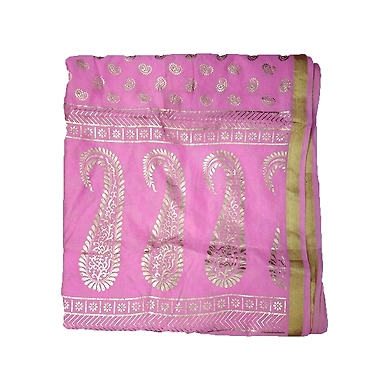 S H A H I T A J Traditional Rajasthani Boota Print Pink Barati/Groom/Social Occasions Turban Safa Pagdi Pheta Cloth for Kids and Adults (CT380)-ST540