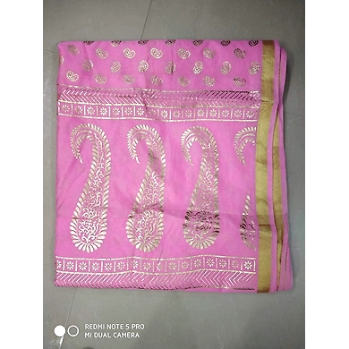 S H A H I T A J Traditional Rajasthani Boota Print Pink Barati/Groom/Social Occasions Turban Safa Pagdi Pheta Cloth for Kids and Adults (CT380)-Free Size-2