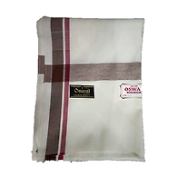 S H A H I T A J Traditional Rajasthani Oswal Unisex Cotton Off-White Stole or Shawl For Social Occasions (DS400) (Pack of 1 Piece)