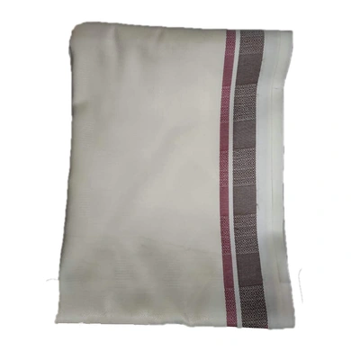 S H A H I T A J Traditional Rajasthani Oswal Unisex Cotton Off-White Stole or Shawl For Social Occasions (DS400) (Pack of 1 Piece)-Free Size-4