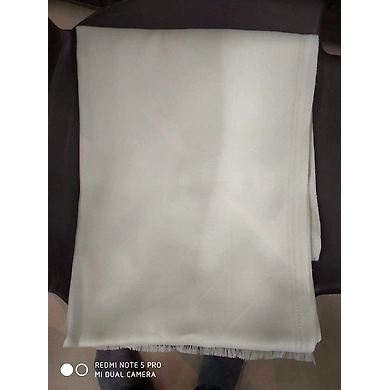S H A H I T A J Traditional Rajasthani Dhariwal Unisex Cotton Off-White Stole or Shawl For Social Occasions (DS402) (Pack of 1 Piece)-Free Size-3