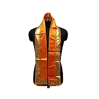 S H A H I T A J Traditional Rajasthani Unisex Satin Uparna/Stole for Social Occasions/Bhagwan or God's Idols (DS410) (Pack of 3 Pieces)