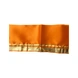 S H A H I T A J Traditional Rajasthani Unisex Satin Orange Kesariya Uparna/Stole for Social Occasions/Bhagwan or God's Idols (DS412) (Pack of 3 Pieces)-Free Size-1-sm
