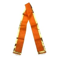 S H A H I T A J Traditional Rajasthani Unisex Cotton Orange Kesariya Uparna/Stole for Social Occasions/Bhagwan or God's Idols (DS415) (Pack of 6 Pieces)