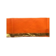 S H A H I T A J Traditional Rajasthani Unisex Cotton Orange Kesariya Uparna/Stole for Social Occasions/Bhagwan or God's Idols (DS415) (Pack of 6 Pieces)-Free Size