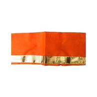 S H A H I T A J Traditional Rajasthani Unisex Cotton Orange Kesariya Uparna/Stole for Social Occasions/Bhagwan or God's Idols (DS416) (Pack of 6 Pieces)-Free Size