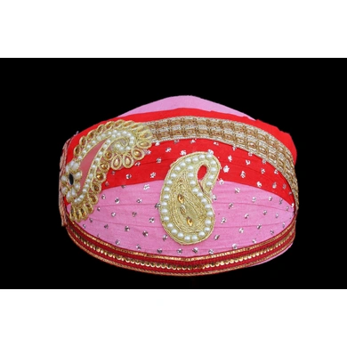 S H A H I T A J Traditional Rajasthani Cotton Mewadi Pagdi or Turban Multi-Colored for Kids and Adults (MT26)-ST104_22