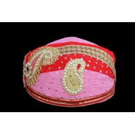 S H A H I T A J Traditional Rajasthani Cotton Mewadi Pagdi or Turban Multi-Colored for Kids and Adults (MT26)