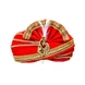 S H A H I T A J Traditional Rajasthani Readymade Velvet Velcro Adjustable Multi-Colored Foldable Pagdi Safa or Turban for Groom or Dulha (RT476)-ST596_21andHalf-sm