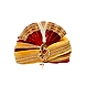 S H A H I T A J Traditional Rajasthani Readymade Velvet Velcro Adjustable Multi-Colored Foldable Pagdi Safa or Turban for Groom or Dulha (RT477)-ST597_22andHalf-sm