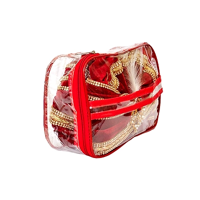 S H A H I T A J Traditional Rajasthani Readymade Velvet Velcro Adjustable Multi-Colored Foldable Pagdi Safa or Turban for Groom or Dulha (RT478)-21-3