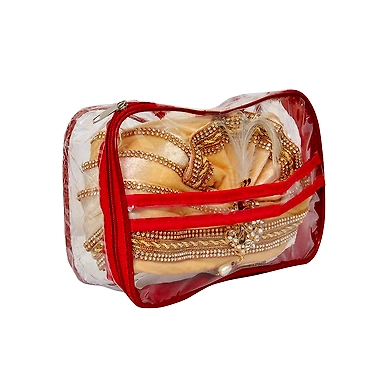 S H A H I T A J Traditional Rajasthani Readymade Velvet Velcro Adjustable Multi-Colored Foldable Pagdi Safa or Turban for Groom or Dulha (RT479)-21.5-3