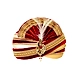 S H A H I T A J Traditional Rajasthani Readymade Velvet Velcro Adjustable Multi-Colored Foldable Pagdi Safa or Turban for Groom or Dulha (RT482)-ST602_21-sm