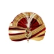 S H A H I T A J Traditional Rajasthani Readymade Velvet Velcro Adjustable Multi-Colored Foldable Pagdi Safa or Turban for Groom or Dulha (RT482)-ST602_23-sm