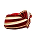 S H A H I T A J Traditional Rajasthani Velvet Red &amp; White Wedding Groom or Dulha Pagdi Safa or Turban for Kids and Adults (RT493)-18-4-sm