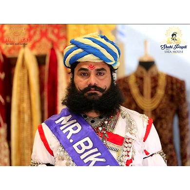 S H A H I T A J Traditional Rajasthani Cotton Vantma or Rope Pagdi Safa or Turban for Kids and Adults (RT506)-ST626_20