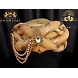 S H A H I T A J Traditional Rajasthani Silk Golden Vantma or Barmeri Pagdi Safa or Turban with Brooch for Kids and Adults (RT514)-ST634_19-sm