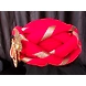 S H A H I T A J Traditional Rajasthani Silk Red Vantma or Barmeri Pagdi Safa or Turban with Brooch for Kids and Adults (RT515)-18-3-sm
