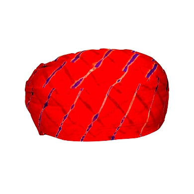 S H A H I T A J Traditional Rajasthani Cotton Red Lehariya Jodhpuri Gol Pheta Pagdi Safa or Turban for Kids and Adults (RT523)-18-3