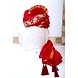 S H A H I T A J Traditional Rajasthani Wedding Red &amp; Golden Silk and Brocade Pagdi Safa or Turban for Groom or Dulha (RT539)-ST662_21andHalf-sm