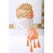 S H A H I T A J Traditional Rajasthani Wedding Peach &amp; Golden Brocade Pagdi Safa or Turban for Groom or Dulha (RT540)-ST663_23-sm