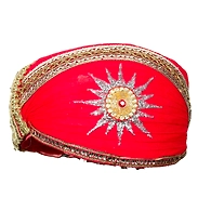 S H A H I T A J Traditional Rajasthani Cotton Mewadi Pagdi or Turban Multi-Colored for Kids and Adults (MT25)