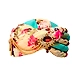 S H A H I T A J Designer Multi-Colored Floral Silk Kids and Adults Pagdi Safa or Turban for Fashion Show &amp; Events (DT572)-ST694_21andHalf-sm