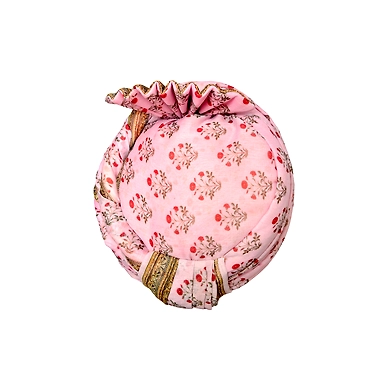 S H A H I T A J Traditional Rajasthani Wedding Multi-Colored Floral Pagdi Safa or Turban for Kids and Adults (RT583)-18-4