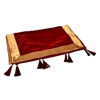 S H A H I T A J Traditional Rajasthani Wedding Red Velvet Stole/Dupatta/Shawl for Groom or Dulha (DS604)