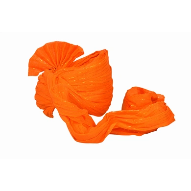 S H A H I T A J Traditional Rajasthani Jodhpuri Cotton Orange Wedding Groom or Dulha Pagdi Safa or Turban for Kids and Adults (RT629)-22-4