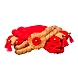 S H A H I T A J Traditional Rajasthani Royal Her Highness Designer Red &amp; Golden Silk Rope Pagdi Safa or Turban for Women &amp; Girls (DT640)-ST766_22-sm