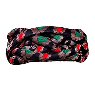 S H A H I T A J Traditional Rajasthani Black Brocade Kids and Adults Designer Vantma Pagdi Safa or Turban for Fashion Shows & Events (DT649)
