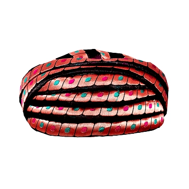 S H A H I T A J Traditional Rajasthani Multi-Colored Brocade Kids and Adults Designer Pagdi Safa or Turban for Fashion Shows &amp; Events (DT653)-ST779_22