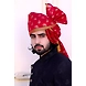 S H A H I T A J Traditional Rajasthani Wedding Barati Chanderi Silk Printed Jodhpuri &amp; Rajputi Maroon Foil Pagdi Safa or Turban for Kids and Adults (CT230)-ST310_18-sm