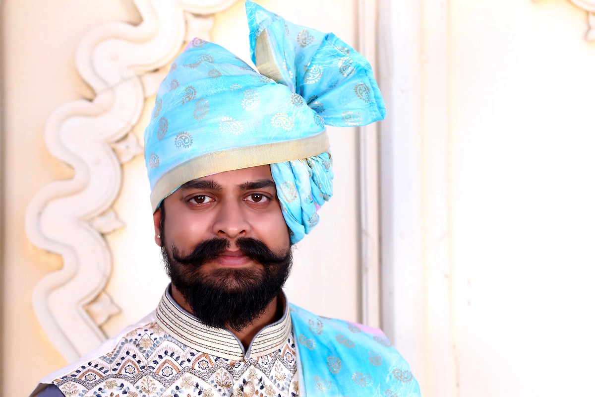 Indian Wedding Pagri Royal Rajasthani gujarati hats traditional Pagdi Maharaja cheapest style Safa Accessory Chanderi silk Ready to wear turban