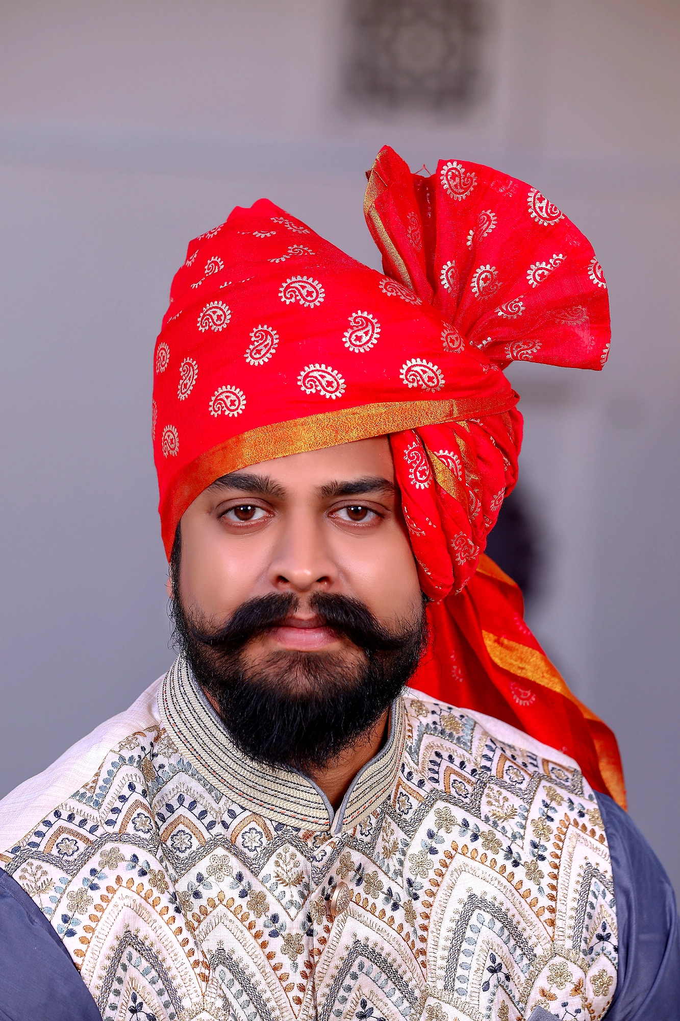 Indian Wedding Pagri Royal Rajasthani traditional Pagdi Maharaja buy style Safa Sherwani Accessory Chanderi silk Ready to wear turban