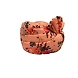 S H A H I T A J Traditional Rajasthani Wedding Barati Floral Peach Silk Pagdi Safa or Turban for Kids and Adults (RT675)-18-3-sm