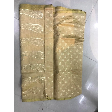 S H A H I T A J Traditional Rajasthani Golden Foil Barati/Groom/Social Occasions Silk Pagdi Safa Turban or Pheta Cloth for Kids and Adults (CT684)-Free Size-1
