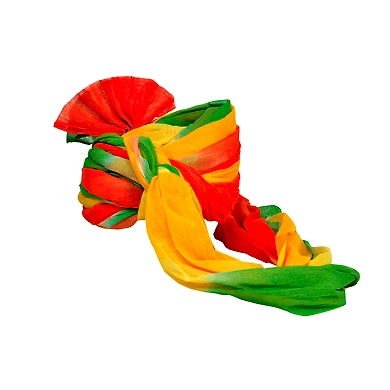 S H A H I T A J Traditional Rajasthani Jodhpuri Cotton Farewell/Retirement/Social Occasions Multi-Colored Pagdi Safa or Turban for Kids and Adults (CT689)-18-4