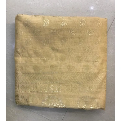 S H A H I T A J Traditional Rajasthani Golden Foil Barati/Groom/Social Occasions Silk Pagdi Safa Turban or Pheta Cloth for Kids and Adults (CT684)-Free Size-2
