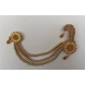 S H A H I T A J Traditional Rajasthani Golden Double Brooch for Barati/Groom/Social Occasions Pagdi Safa or Turban (OS694)-ST814-sm