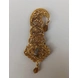 S H A H I T A J Traditional Rajasthani Golden Brooch for Barati/Groom/Social Occasions Pagdi Safa or Turban (OS699)-ST819-sm