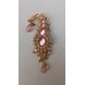 S H A H I T A J Traditional Rajasthani Golden with Pink Stone Brooch for Barati/Groom/Social Occasions Pagdi Safa or Turban (OS704)-ST824-sm
