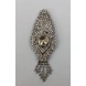 S H A H I T A J Traditional Rajasthani Silver Stone Brooch for Barati/Groom/Social Occasions Pagdi Safa or Turban (OS707)-ST827-sm