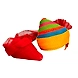 S H A H I T A J Traditional Rajasthani Jodhpuri Cotton Farewell/Retirement/Social Occasions Multi-Colored Kotadoriya Pagdi Safa or Turban for Kids and Adults (CT712)-ST832_22andHalf-sm