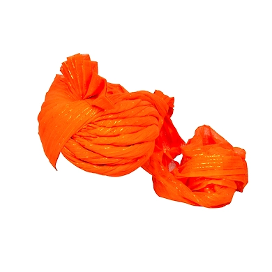 S H A H I T A J Traditional Rajasthani Jodhpuri Cotton Farewell/Retirement/Social Occasions Orange Straight Line Pagdi Safa or Turban for Kids and Adults (CT717)-18-3